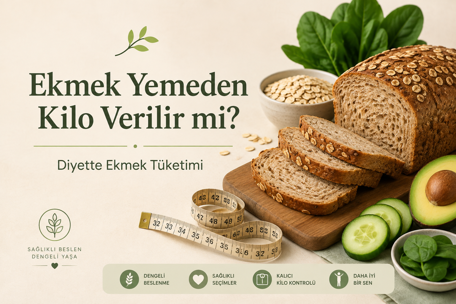 Ekmek yemeden kilo verilir mi ve diyette ekmek tüketimi