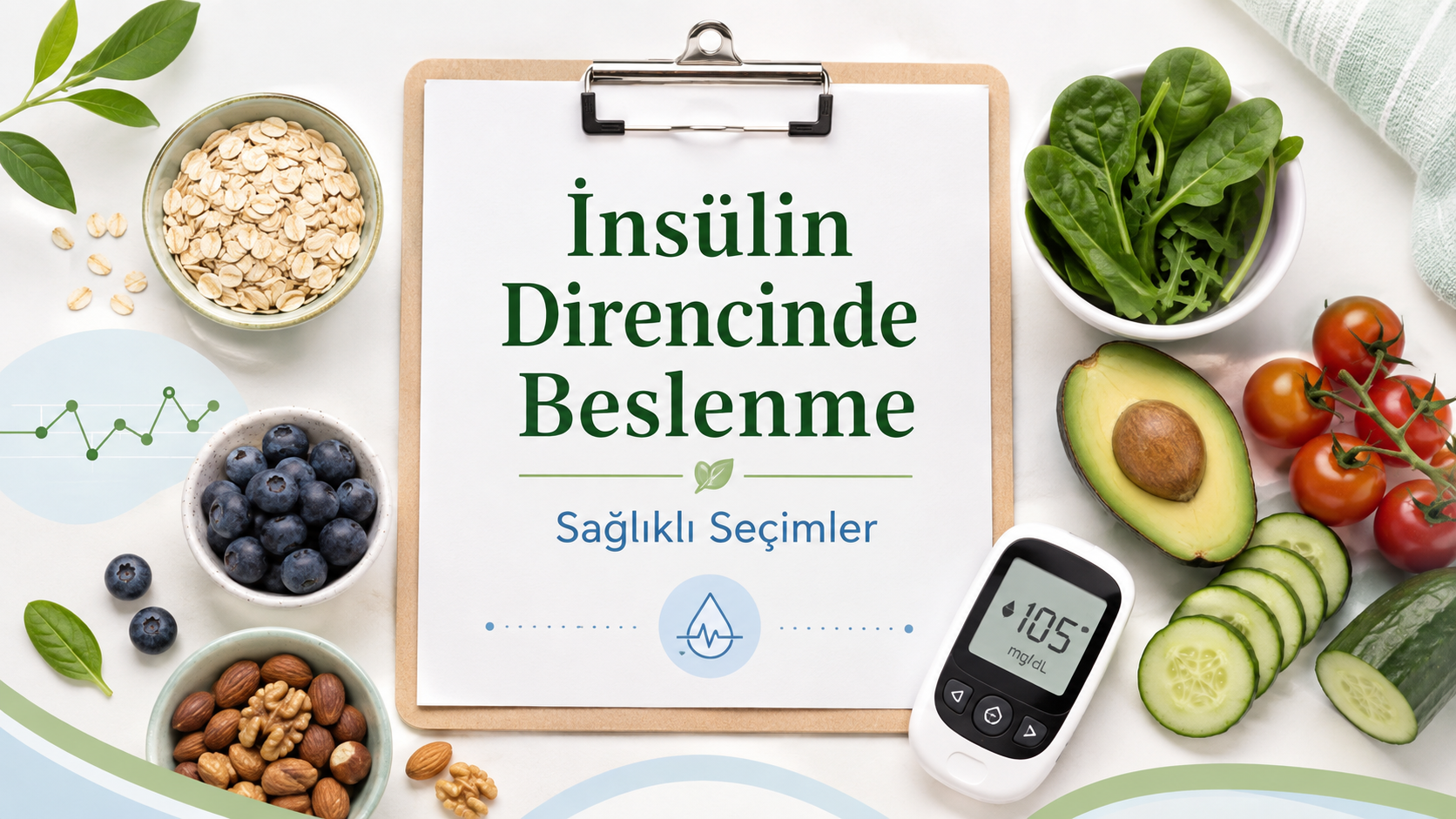 İnsülin direncinde beslenme için sağlıklı besinler