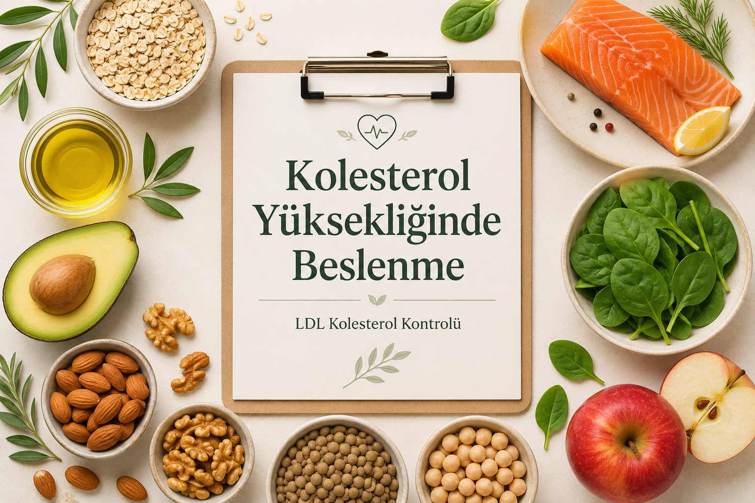 Kolesterol yüksekliğinde beslenme ve LDL kolesterol kontrolü